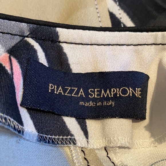 Piazza Sempione abstract gray pullover top size 6 - Picture 6 of 8